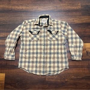 Vintage Woolrich Wool Flannel Button Down Shirt